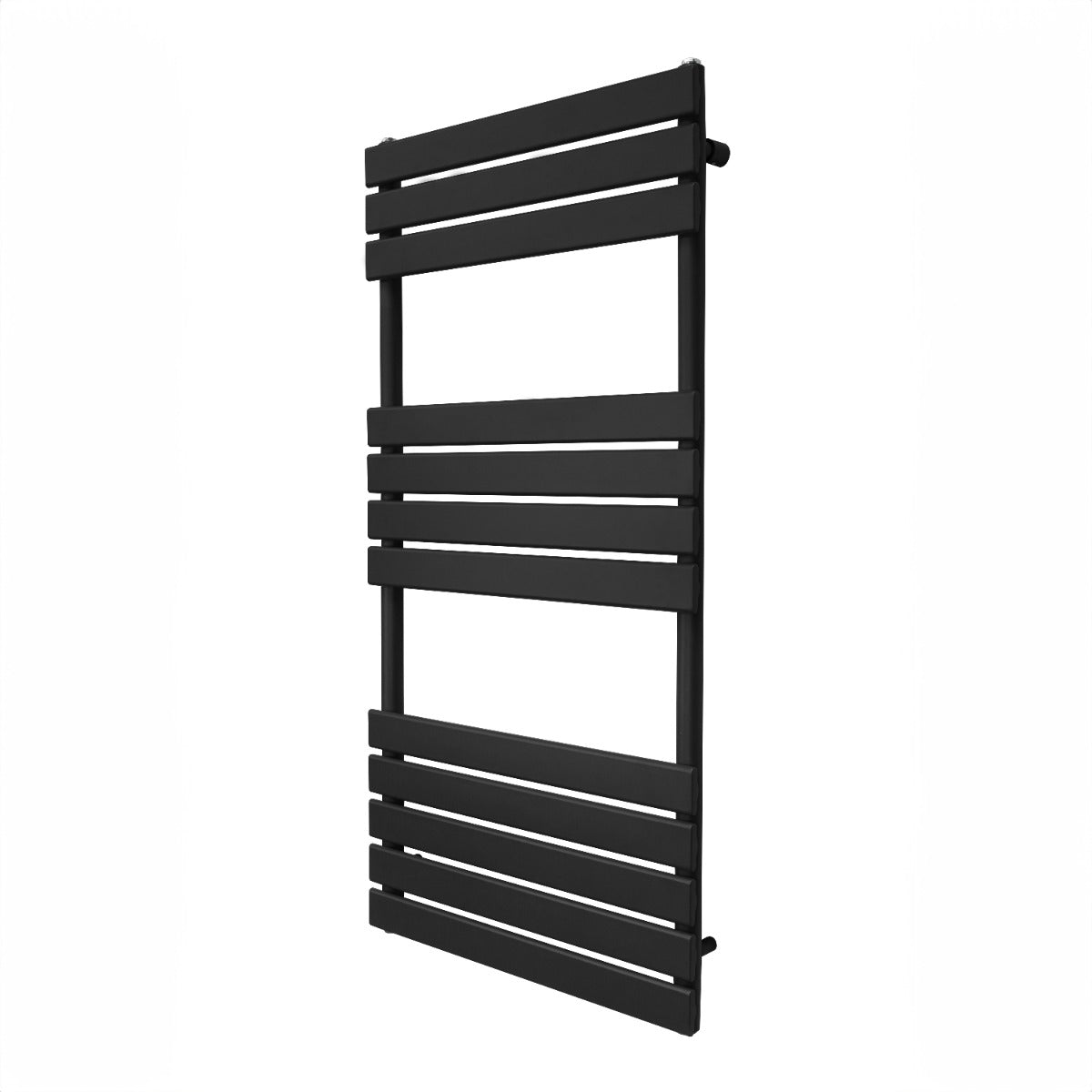 Radiadores Toalleros de panel plano – 1200mm x 600mm – Negro