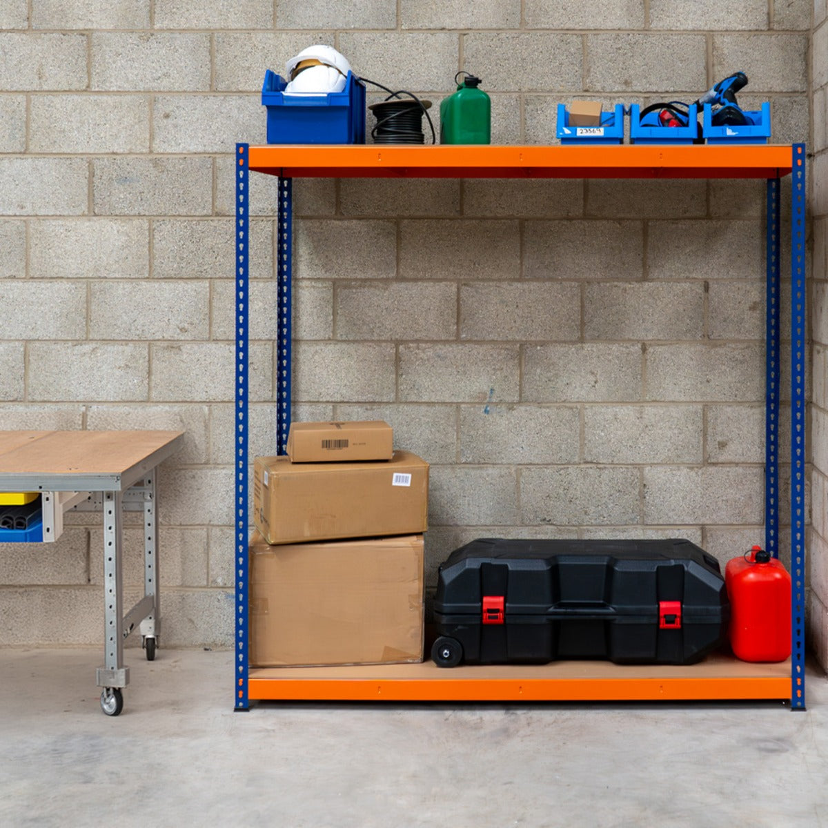 Estantería S-Rax 2 Estantes - 180cm x 180cm x 60cm