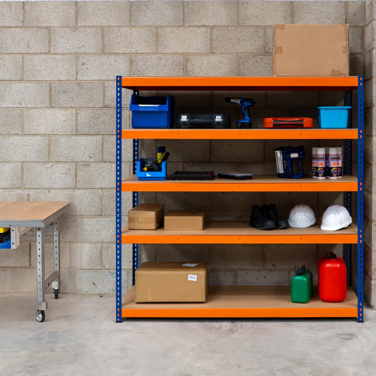 Estantería S-Rax 5 estantes - 180cm x 180cm x 60cm