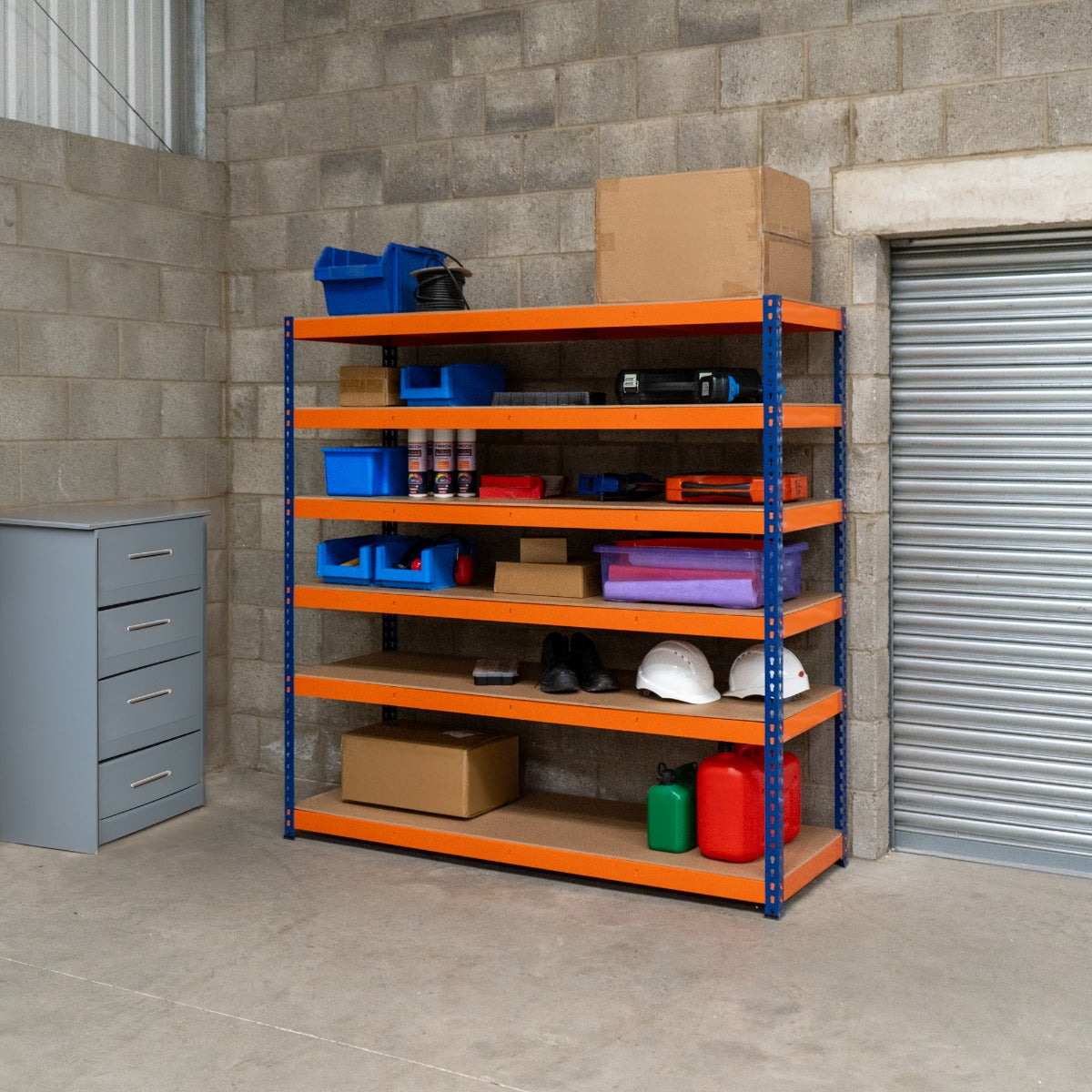 Estantería S-Rax 6 estantes - 180cm x 180cm x 60cm