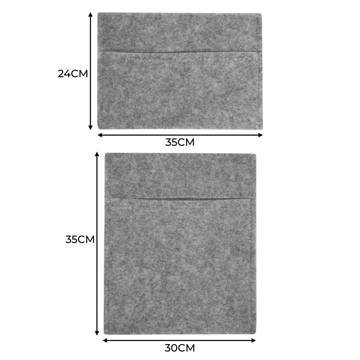 Alfombra de Forro para furgoneta y Bolsillos de almacenamiento Gris Humo