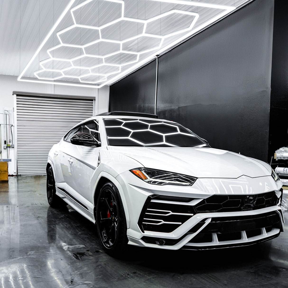 Luz LED Hexagonal de Techo (x14 Hexágonos)