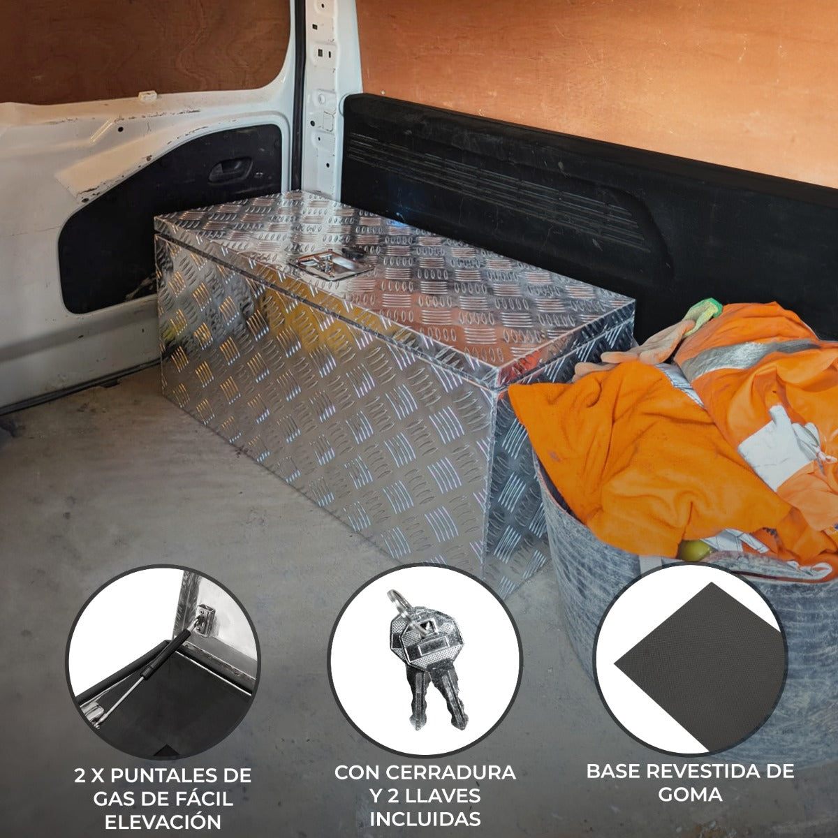 Caja Metálica de herramientas 102L - Extra Grande