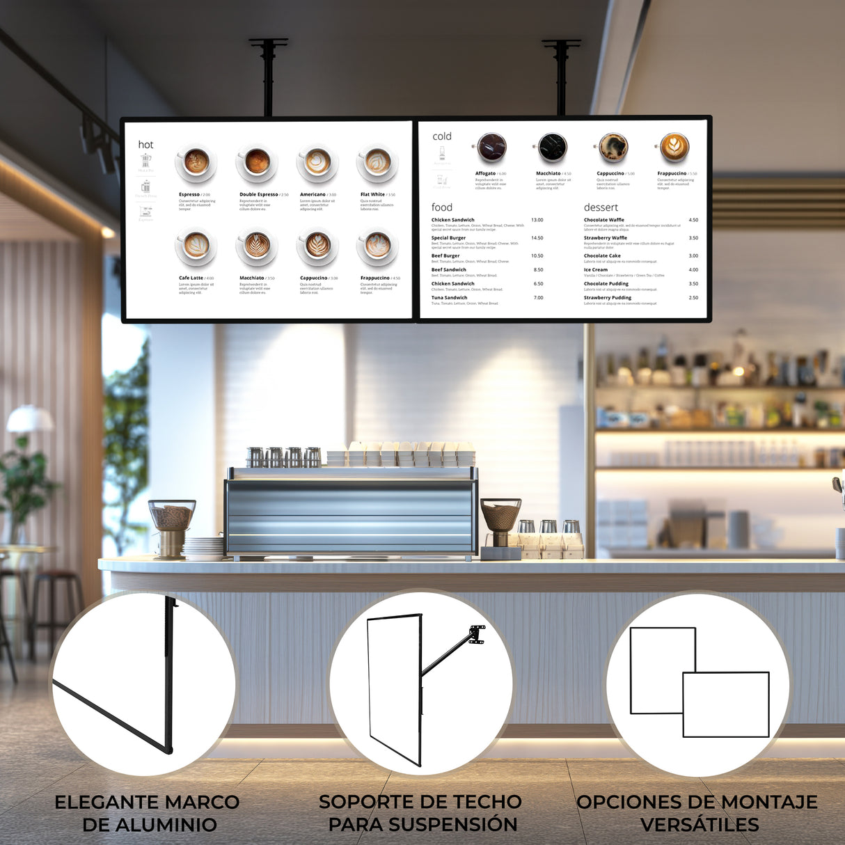 Caja de luz LED publicitaria - A1