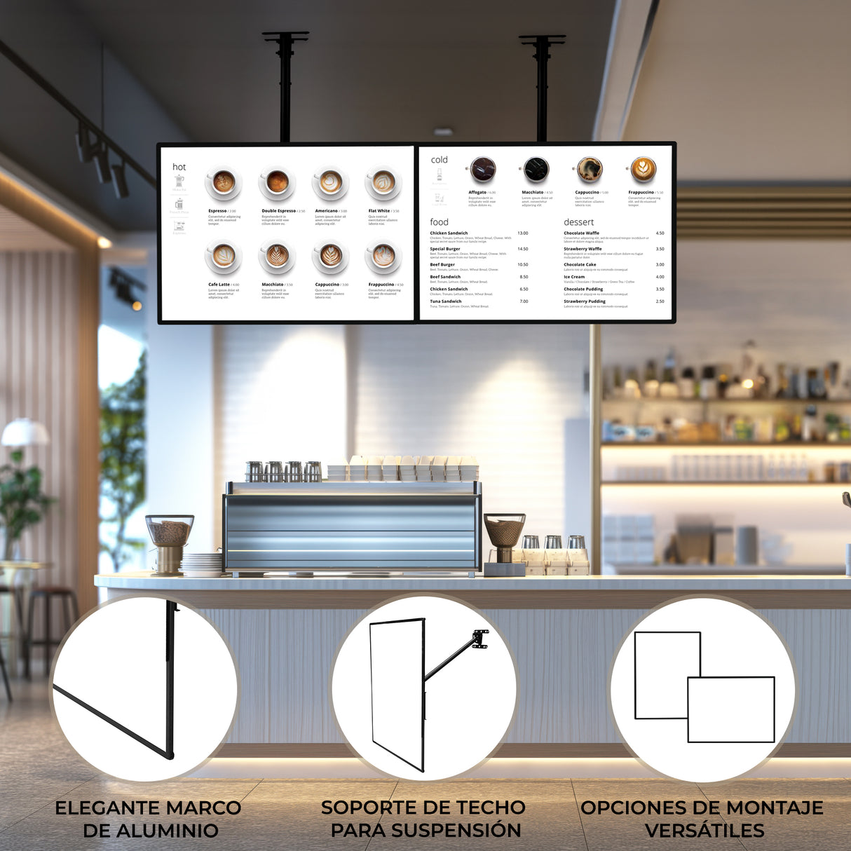 Caja de luz LED publicitaria - A2