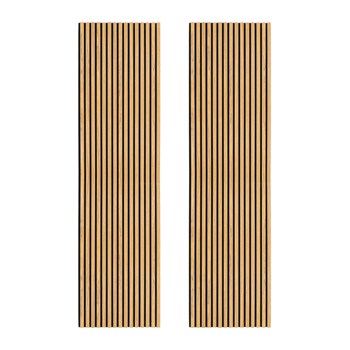 Paneles acústicos de pared - Roble x 2 unidades