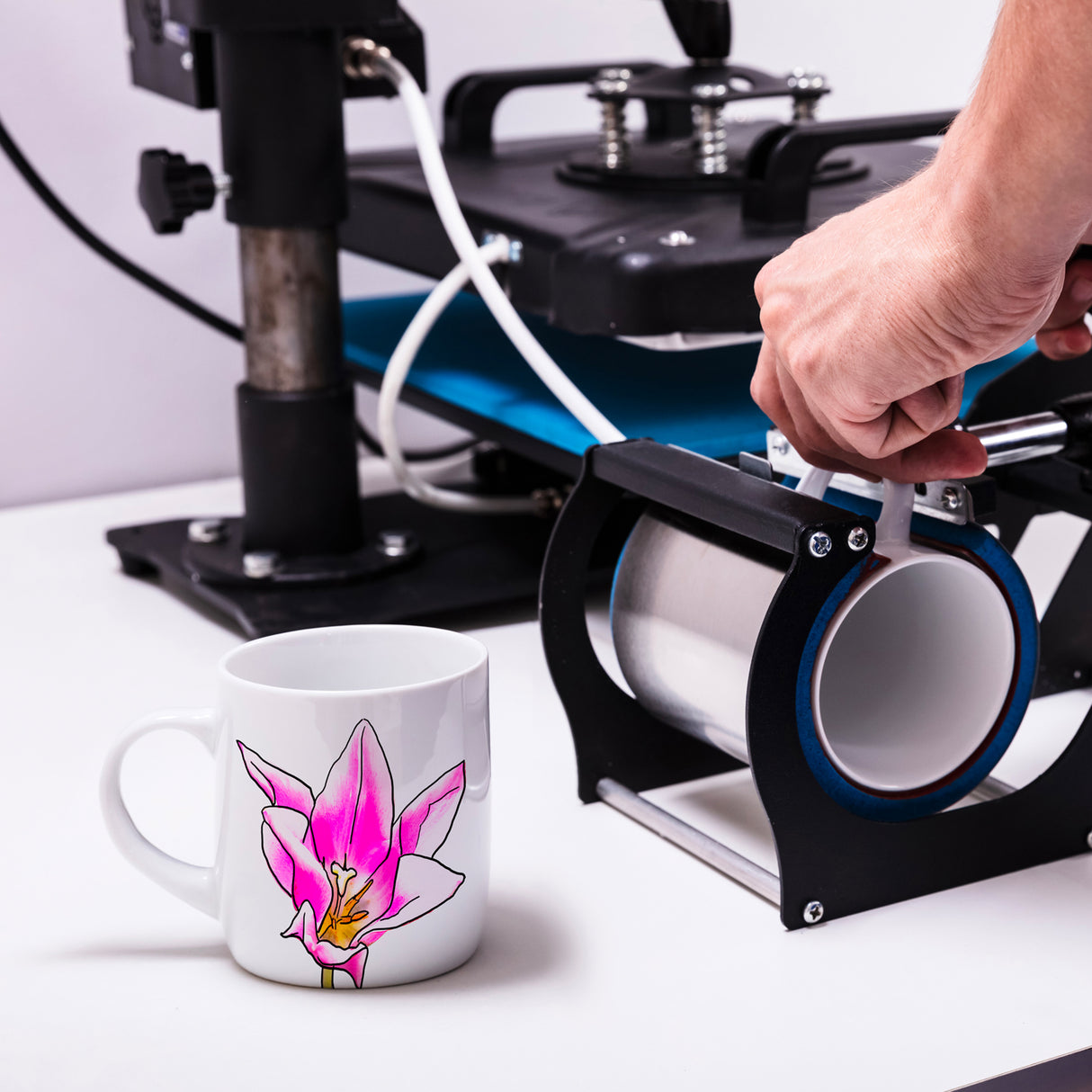 36 Tazas de Sublimación en Blanco y Cinta térmica