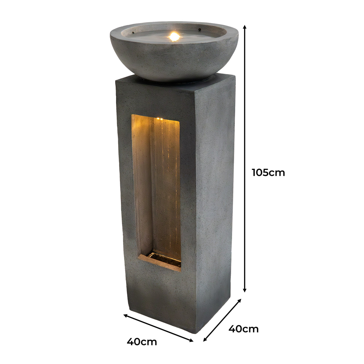 Fuente de Agua de Jardín "Serenity Falls"