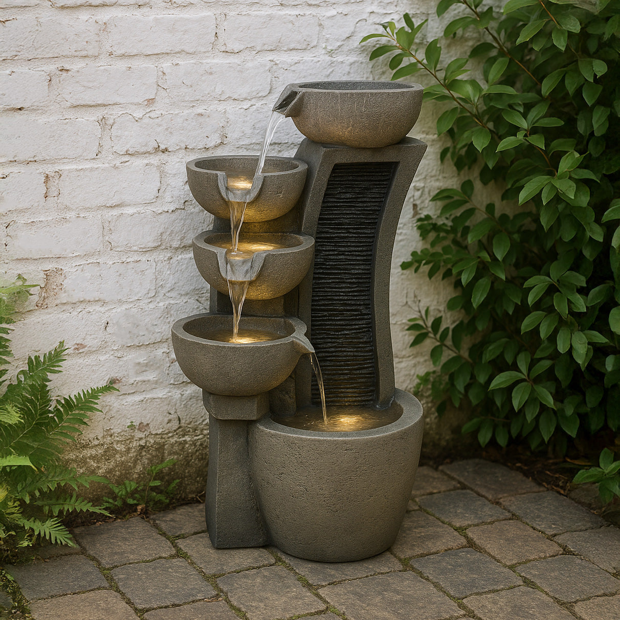 Fuente de Agua de Jardín "Sleek Streams"