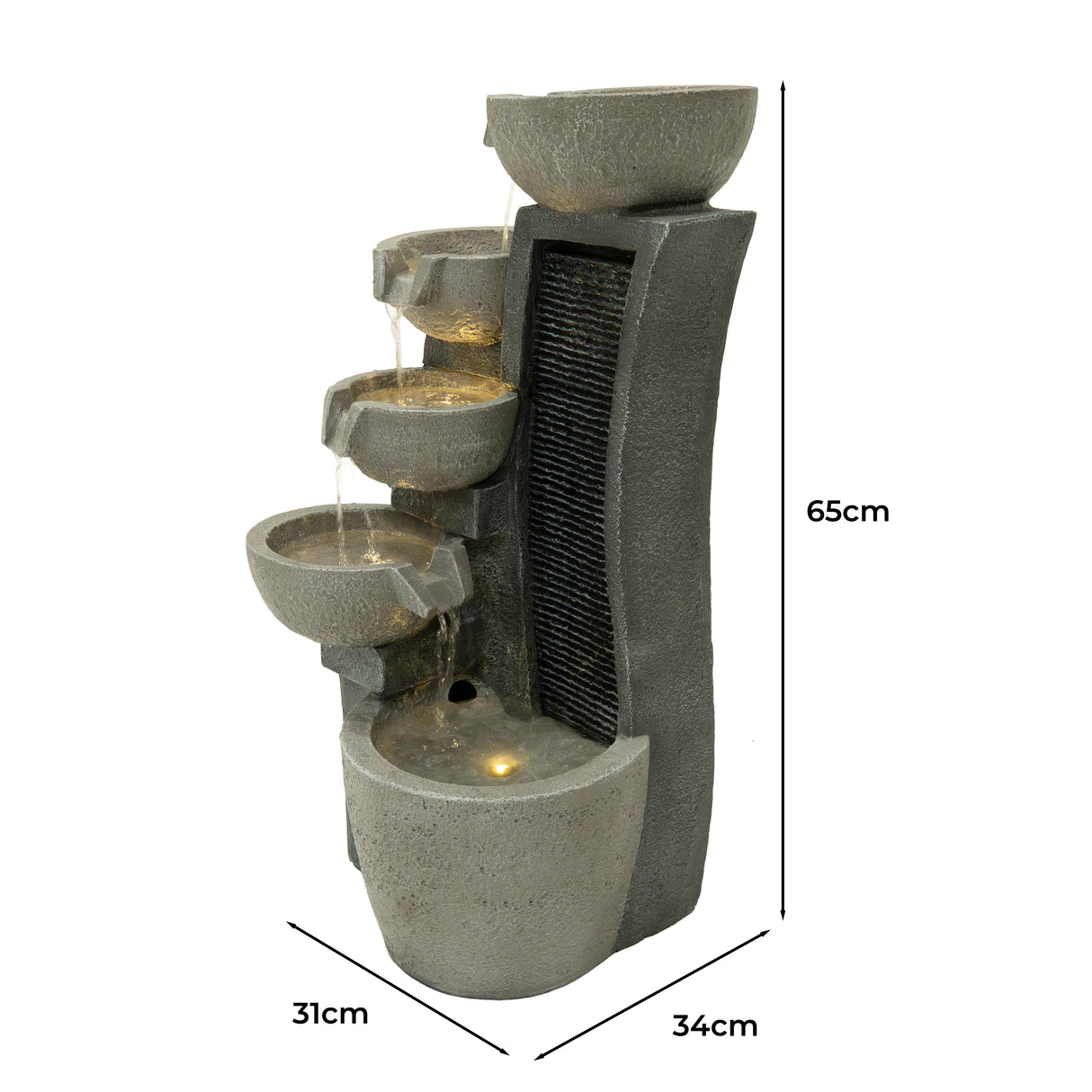 Fuente de Agua de Jardín "Sleek Streams"