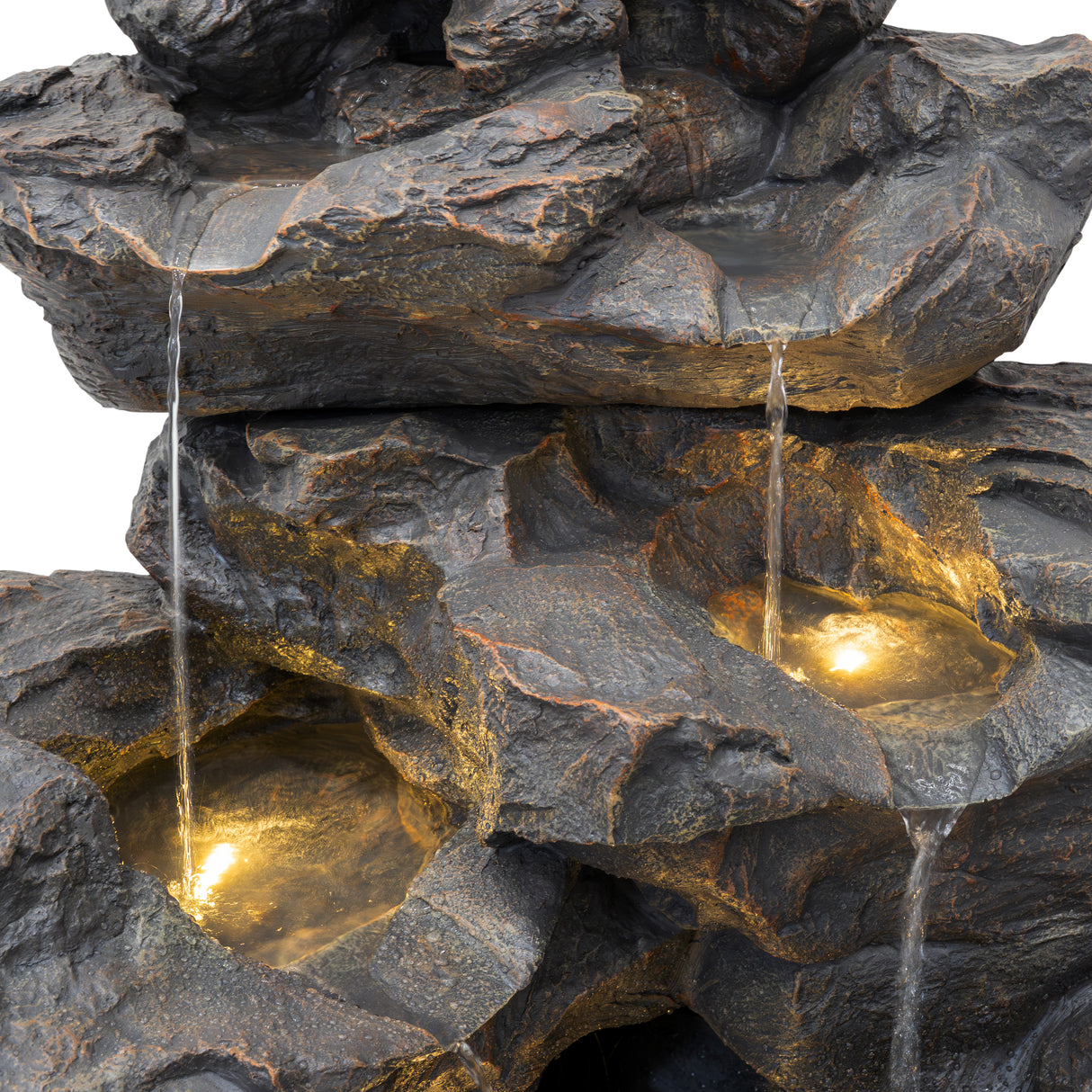 Fuente de Agua de Jardín "Rustic Rapids"