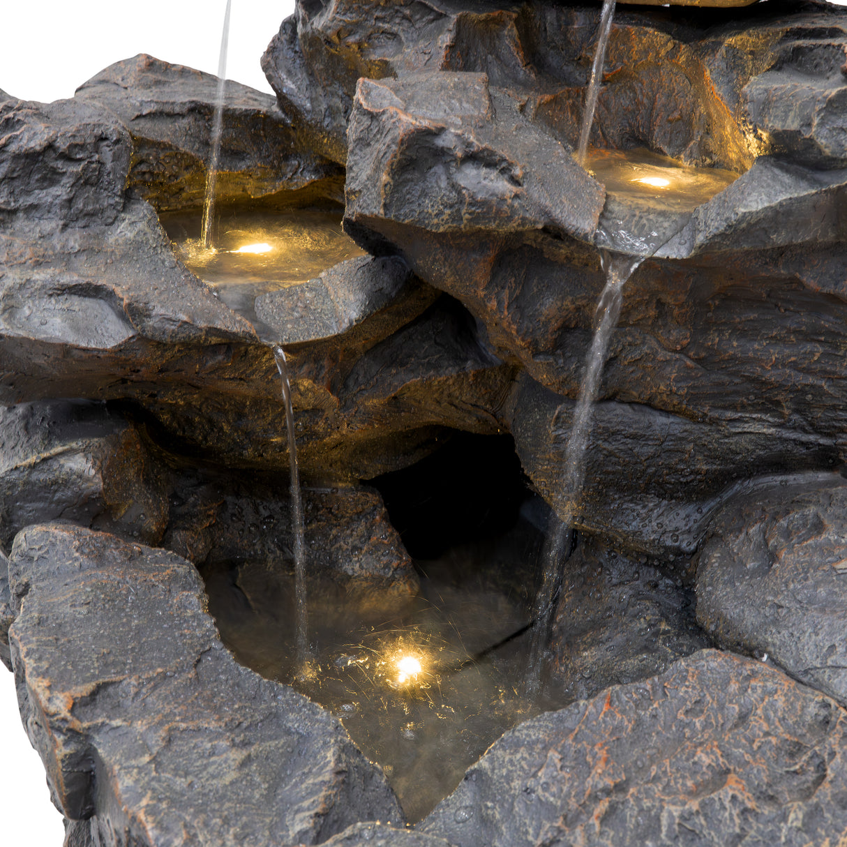 Fuente de Agua de Jardín "Rustic Rapids"