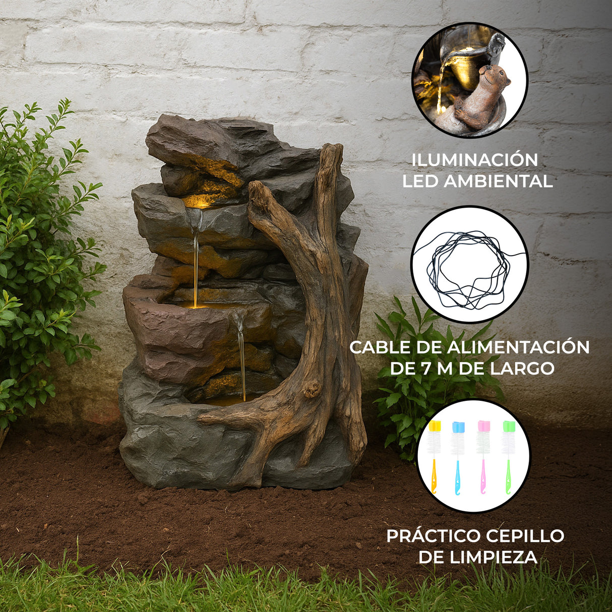 Fuente de Agua de Jardín "Willow Springs"