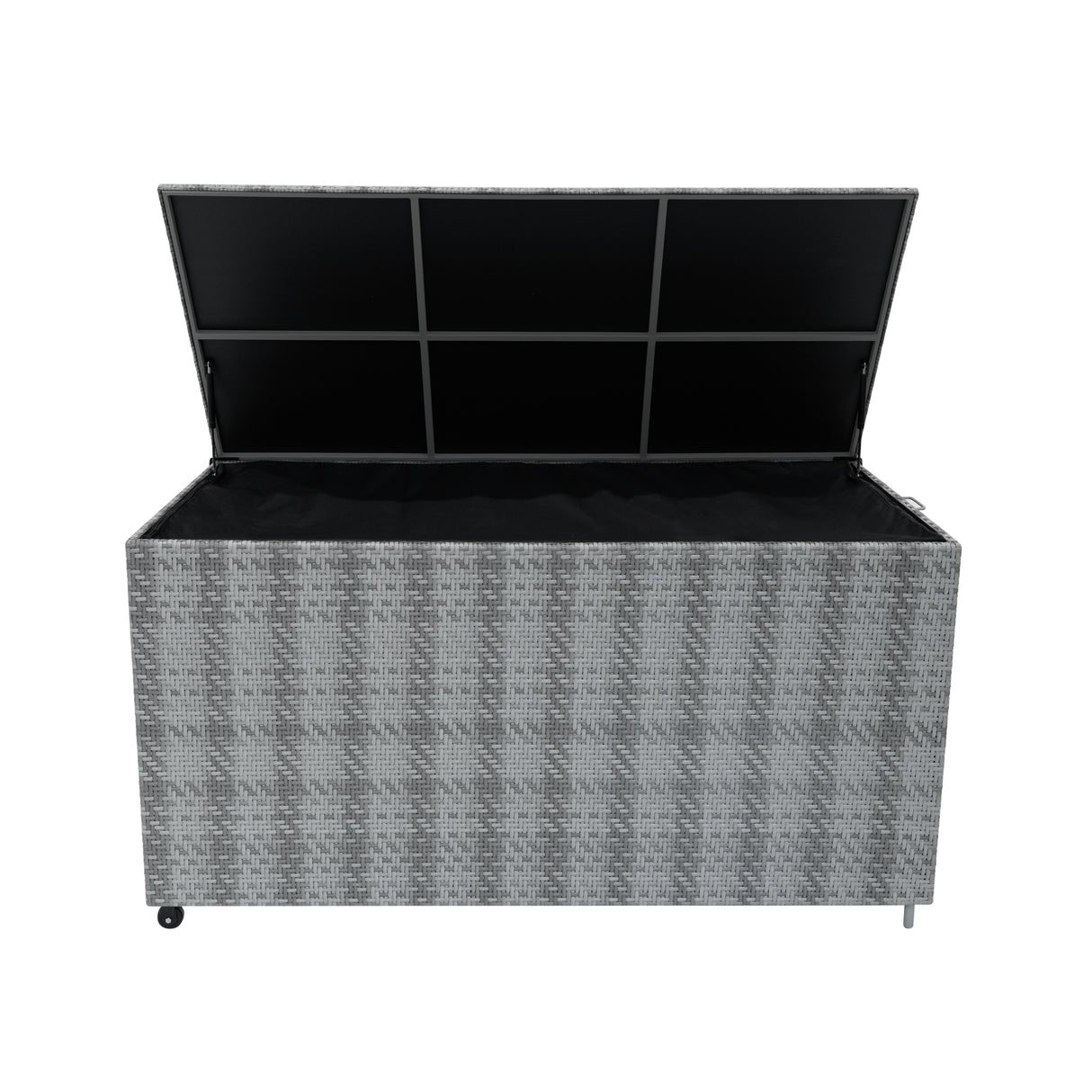 Caja de Almacenamiento de Ratán 700L - Gris