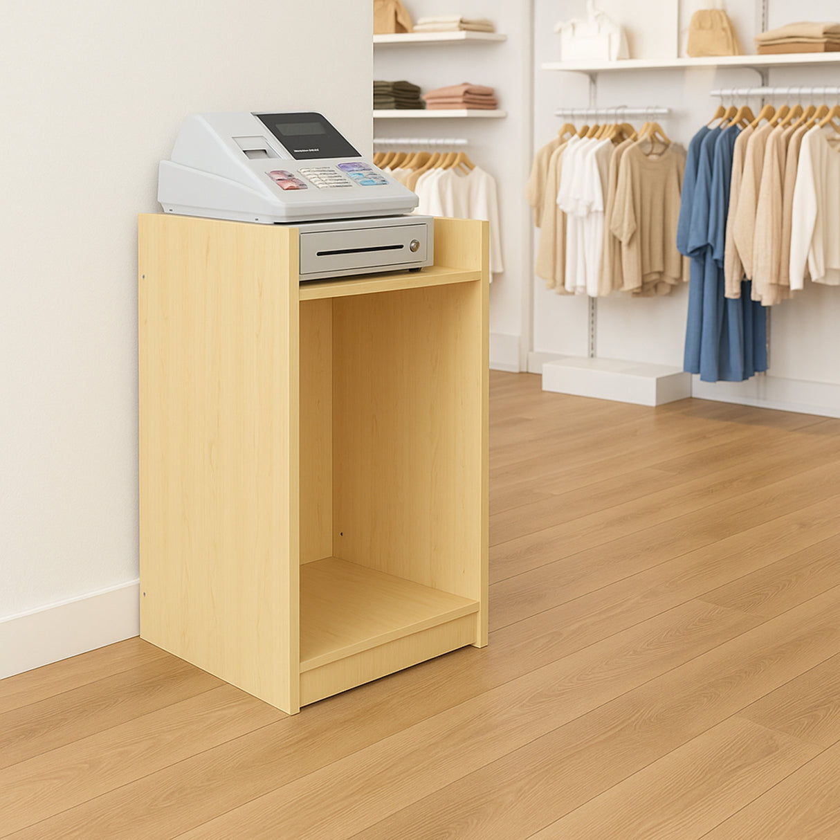 Mostrador para Caja Registradora TB60 – color Arce