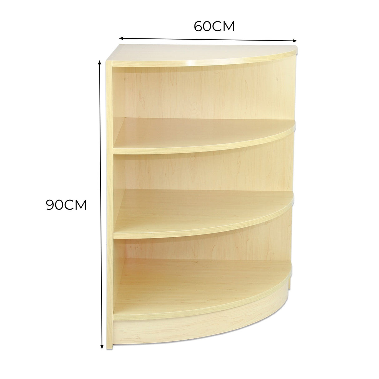 Mostrador Comercial Esquinero LM60 – color Arce