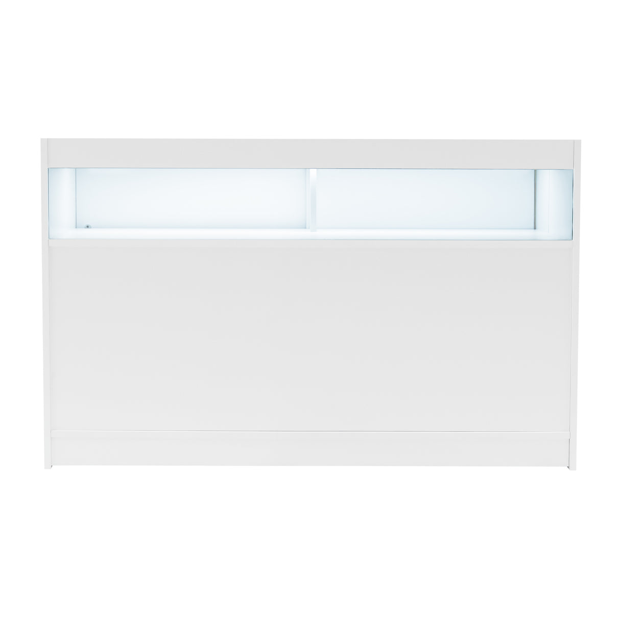 Mostrador Comercial con Luz LED B1500 – Blanco