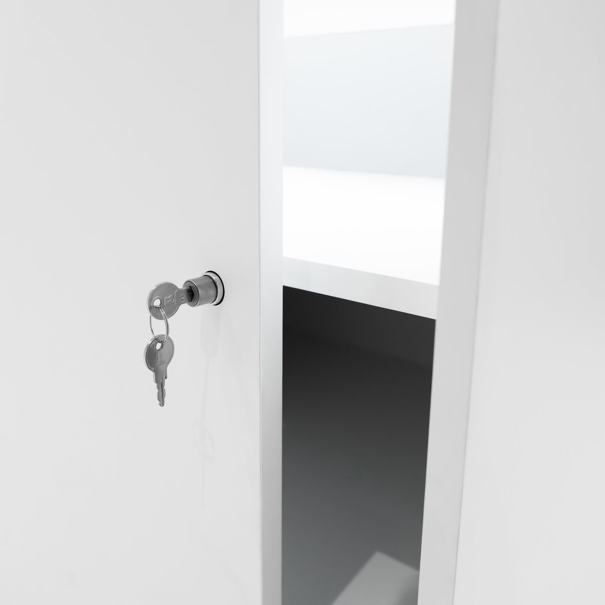 Mostrador Comercial con Luz LED B1500 – Blanco