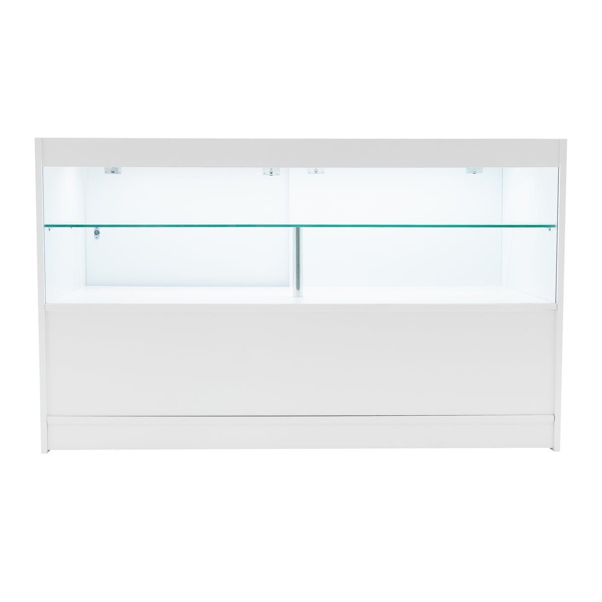Mostrador Comercial con Luz LED C1500 – Blanco
