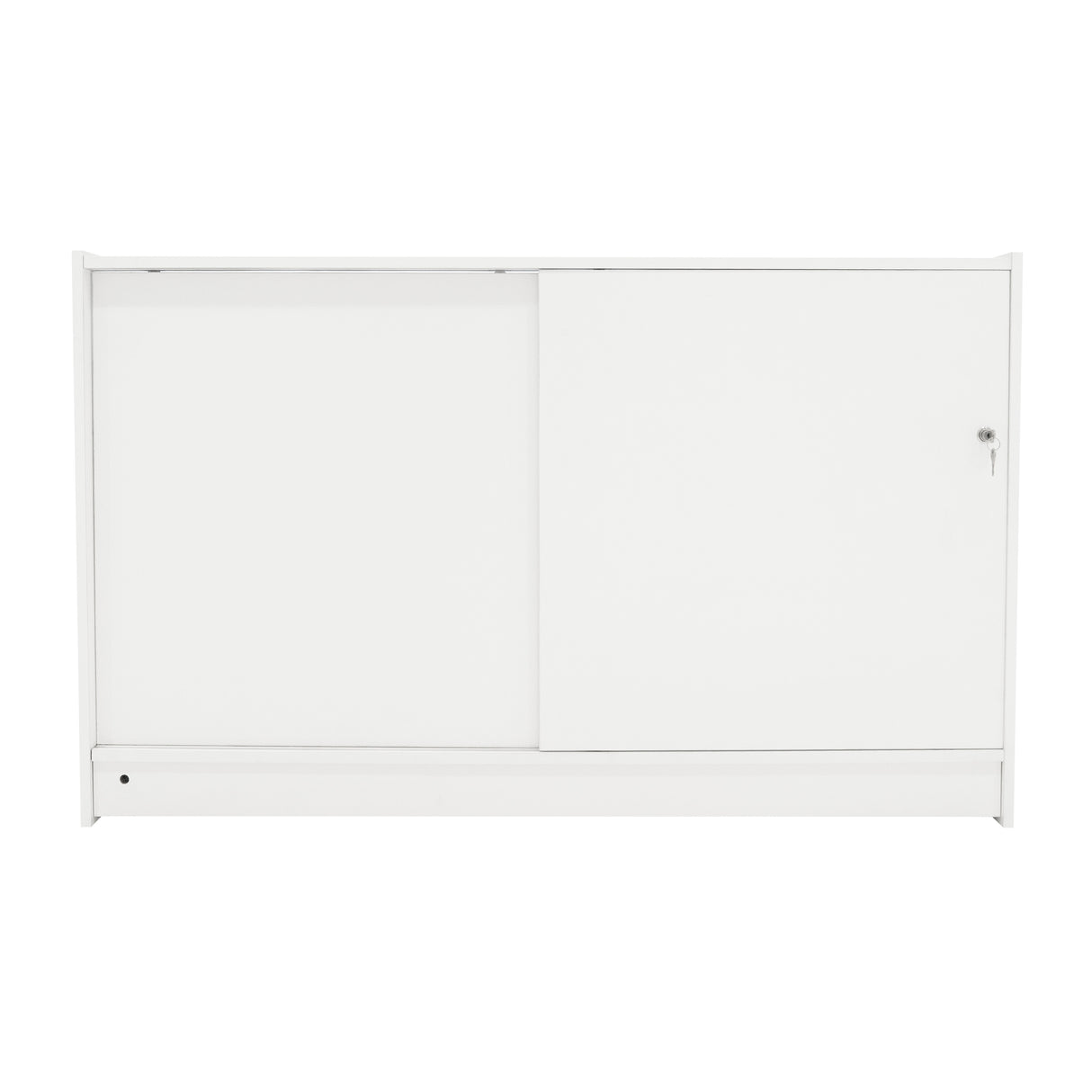 Mostrador Comercial con Luz LED C1500 – Blanco