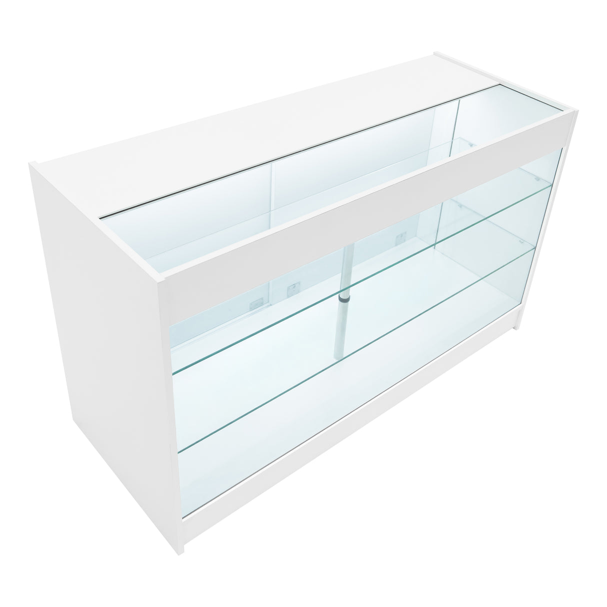 Mostrador Comercial con Luz LED K1500 – Blanco