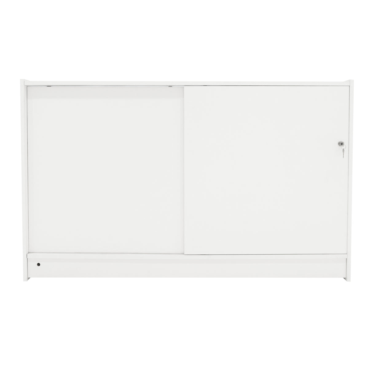 Mostrador Comercial con Luz LED K1500 – Blanco