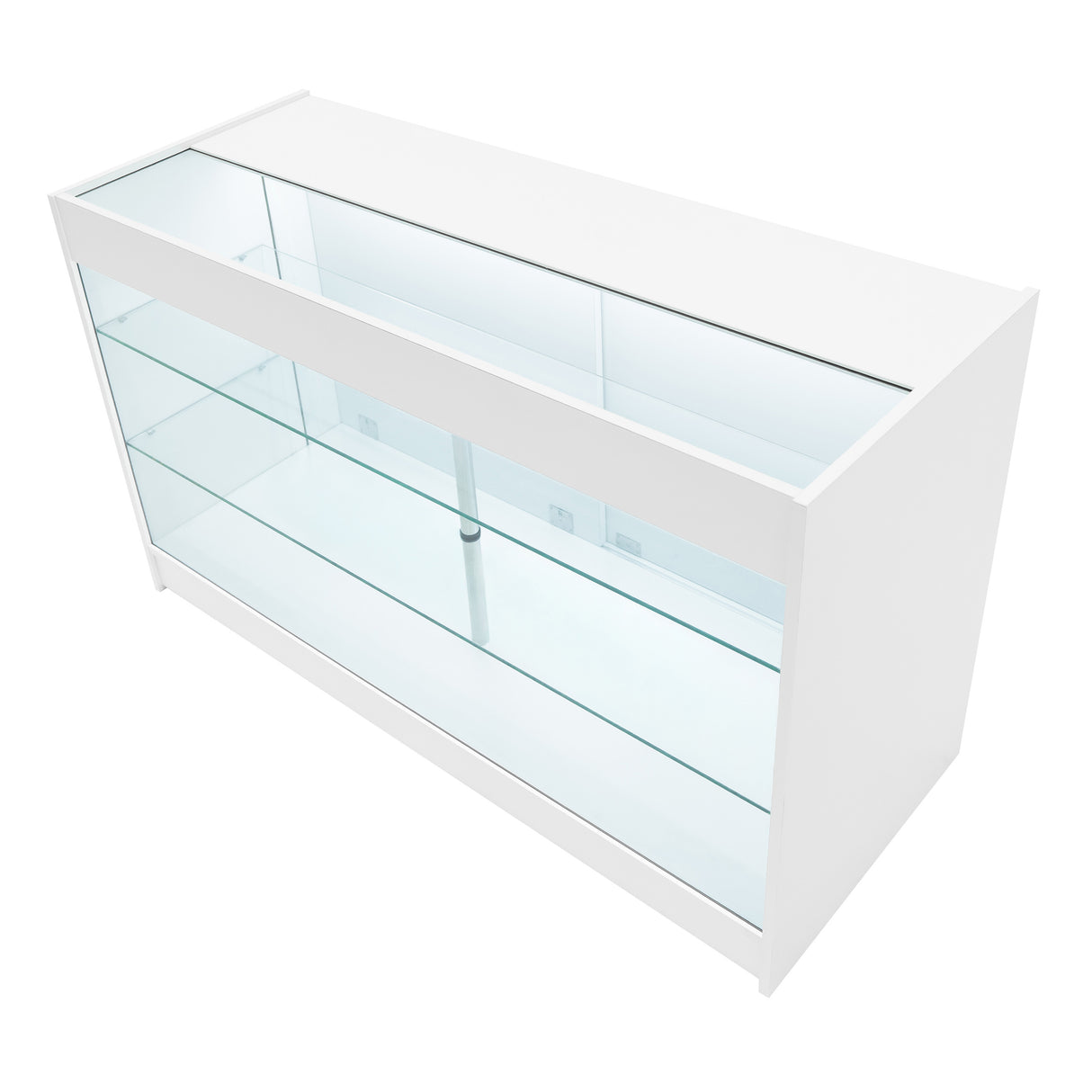 Mostrador Comercial con Luz LED K1500 – Blanco