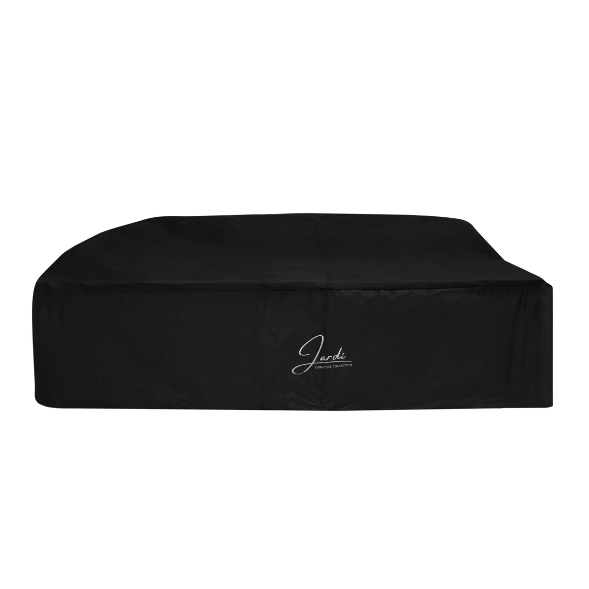 Sofa Esquinero para Exteriores de aluminio 7 plazas - Efecto madera