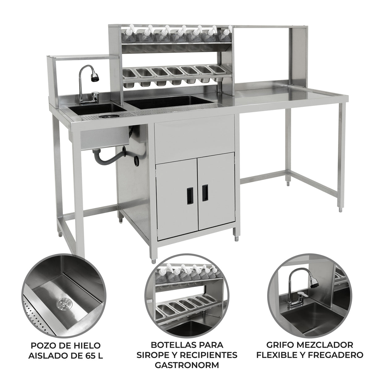 Estación de Trabajo para Té de Burbujas