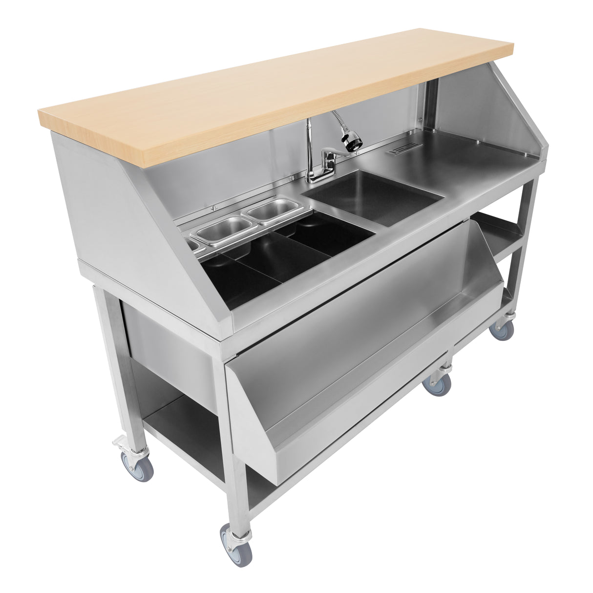 Estación de coctelería móvil