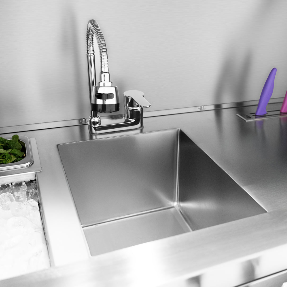 Estación de coctelería móvil