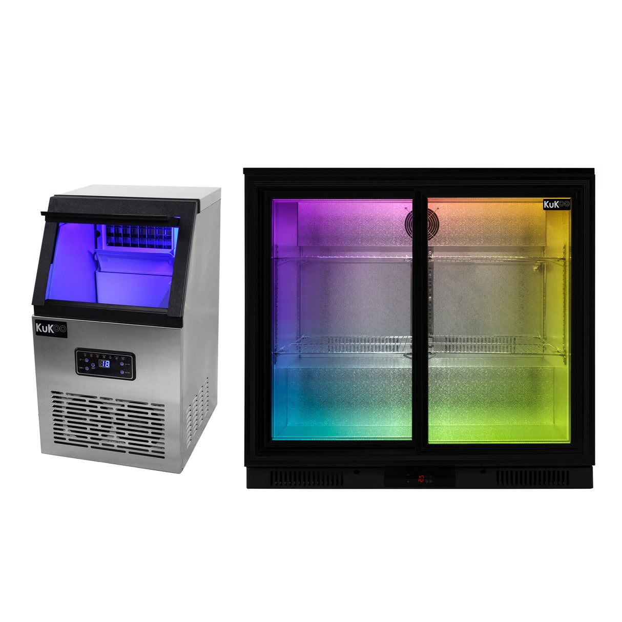 Set de Estación de Trabajo para Té de Burbujas (Frigorífico Puertas Correderas)