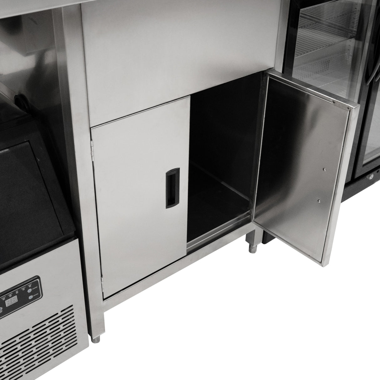 Set de Estación de Trabajo para Té de Burbujas (Frigorífico Puertas Correderas)