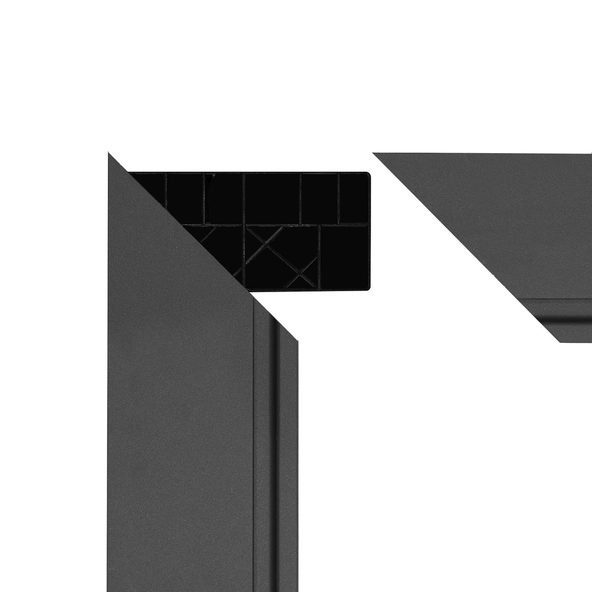 Puerta para Vallas para exteriores de WPC y Aluminio | Marrón