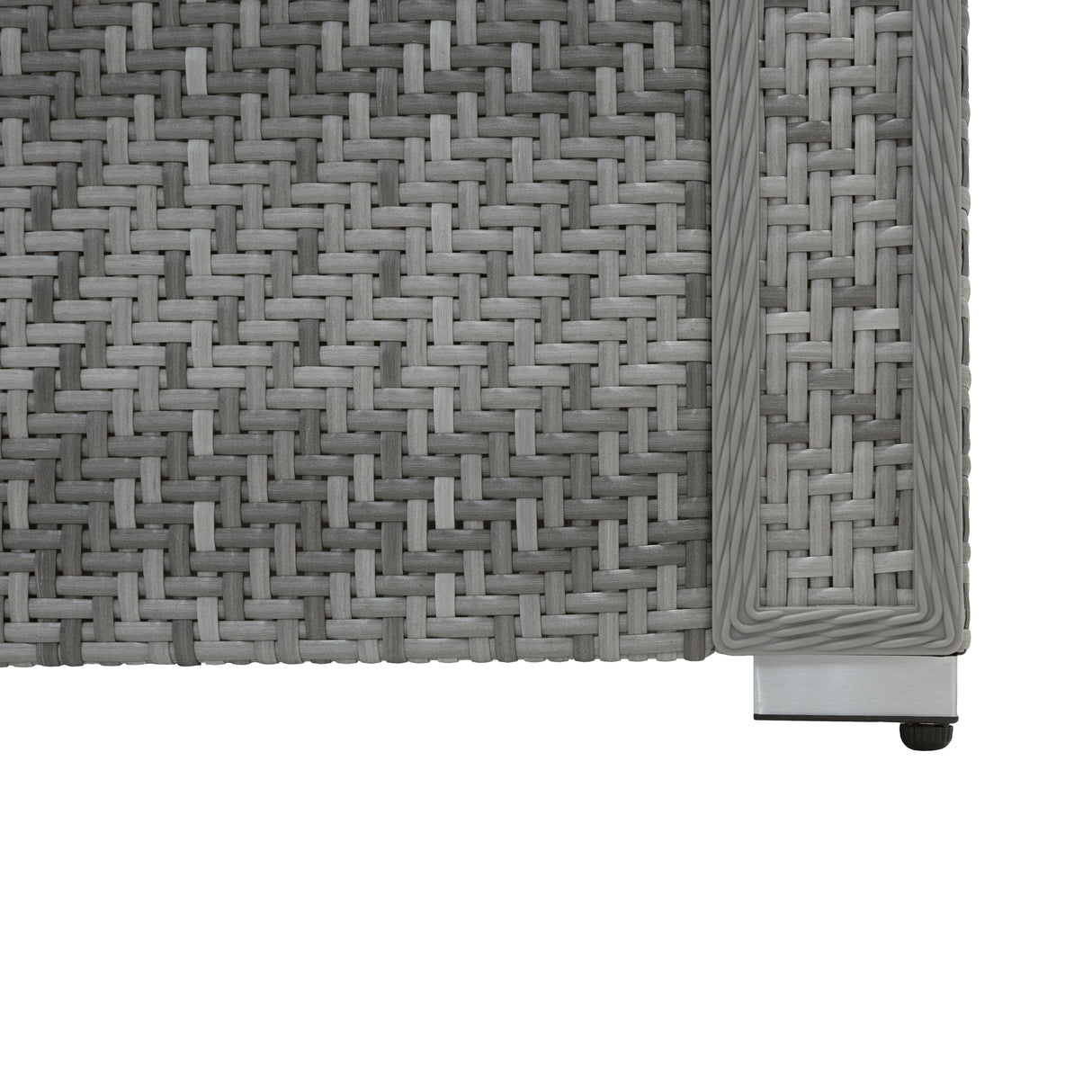 Set Modular de Muebles de Jardin de Ratán | Gris- 7 Piezas