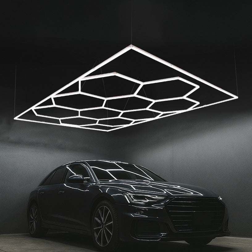 Luz LED Hexagonal de Techo (x10 Hexágonos)