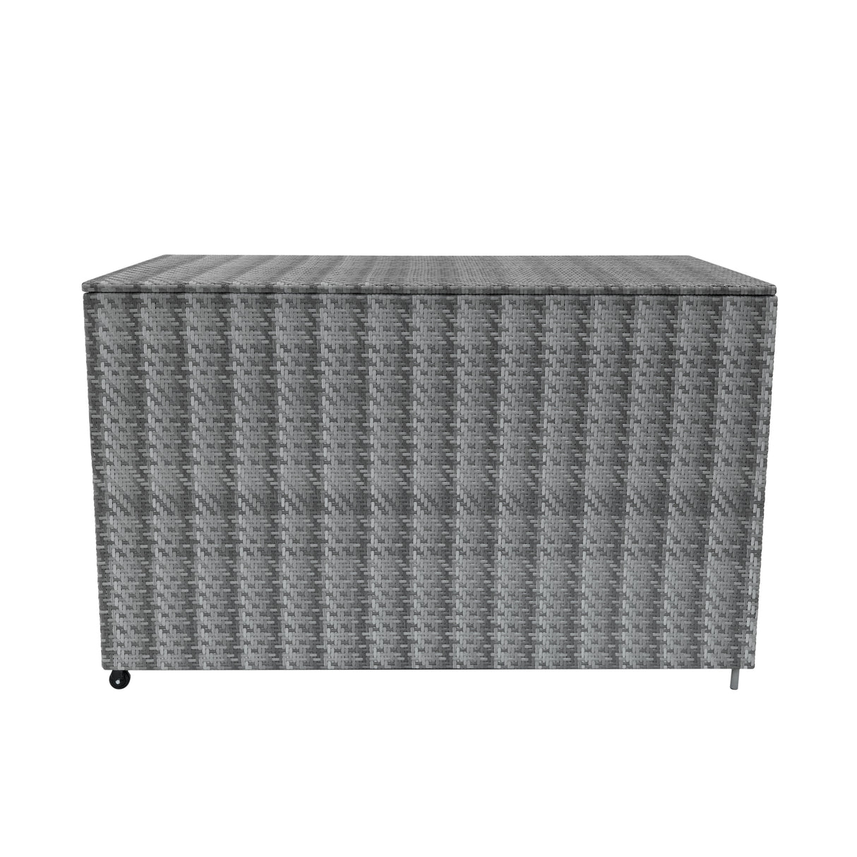Conjunto Modular de Ratán (6 piezas) con Caja de Almacenamiento 996L (Gris)