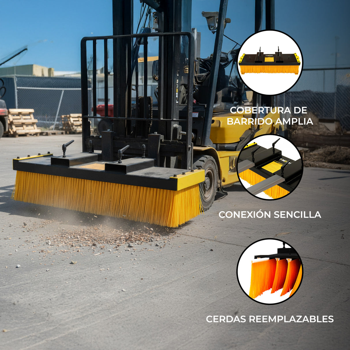Cepillo Barredora para Montacargas