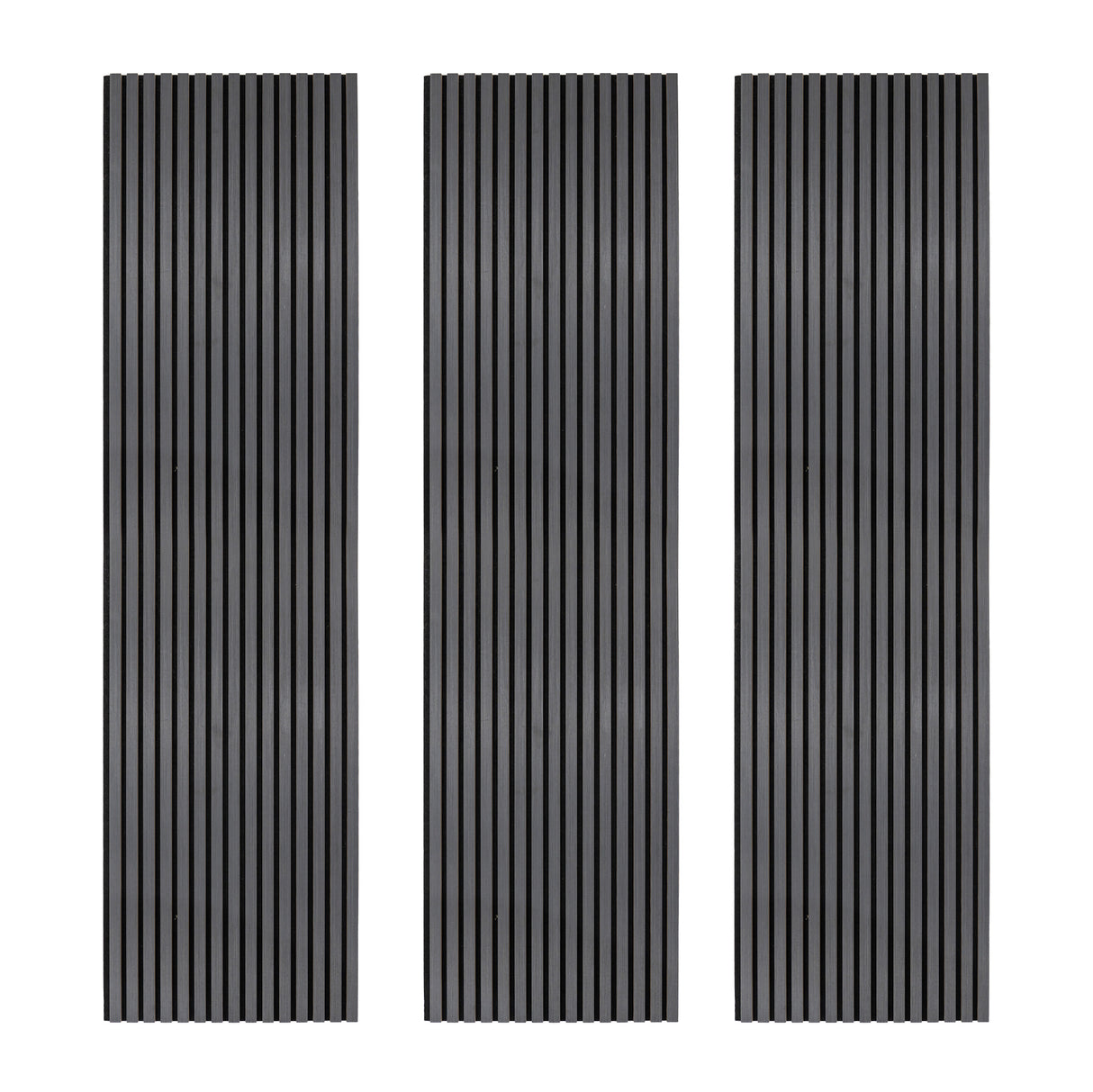 Paneles acústicos de pared - Gris Antracita x 3 unidades