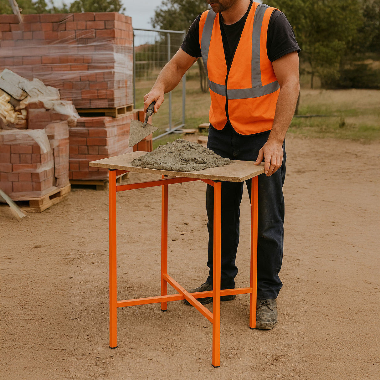 Soporte para Tablero de Mampostería 75cm(Set 5 unidades)