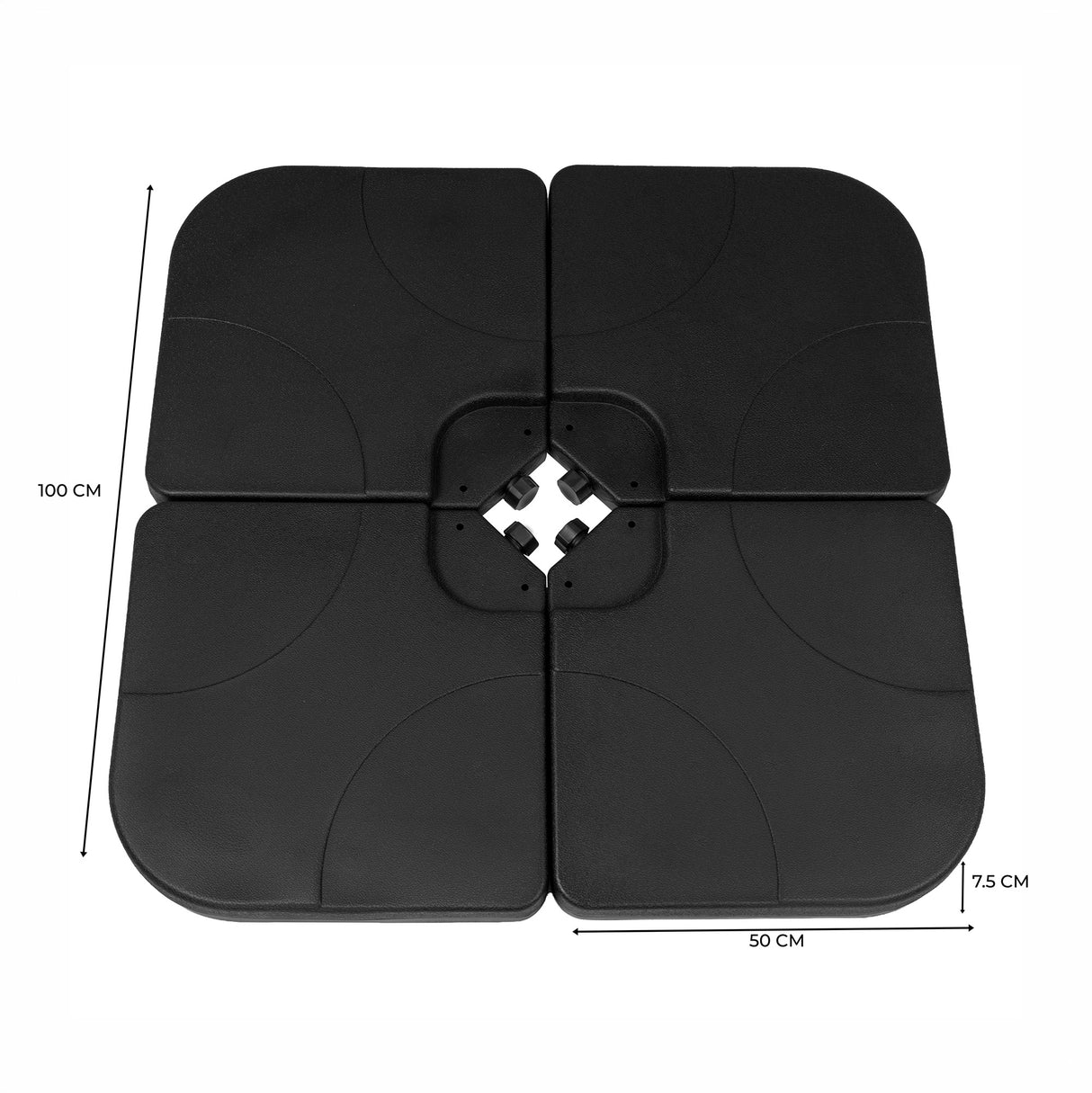 Base para Parasol Excéntrico – Cuadrada x 4