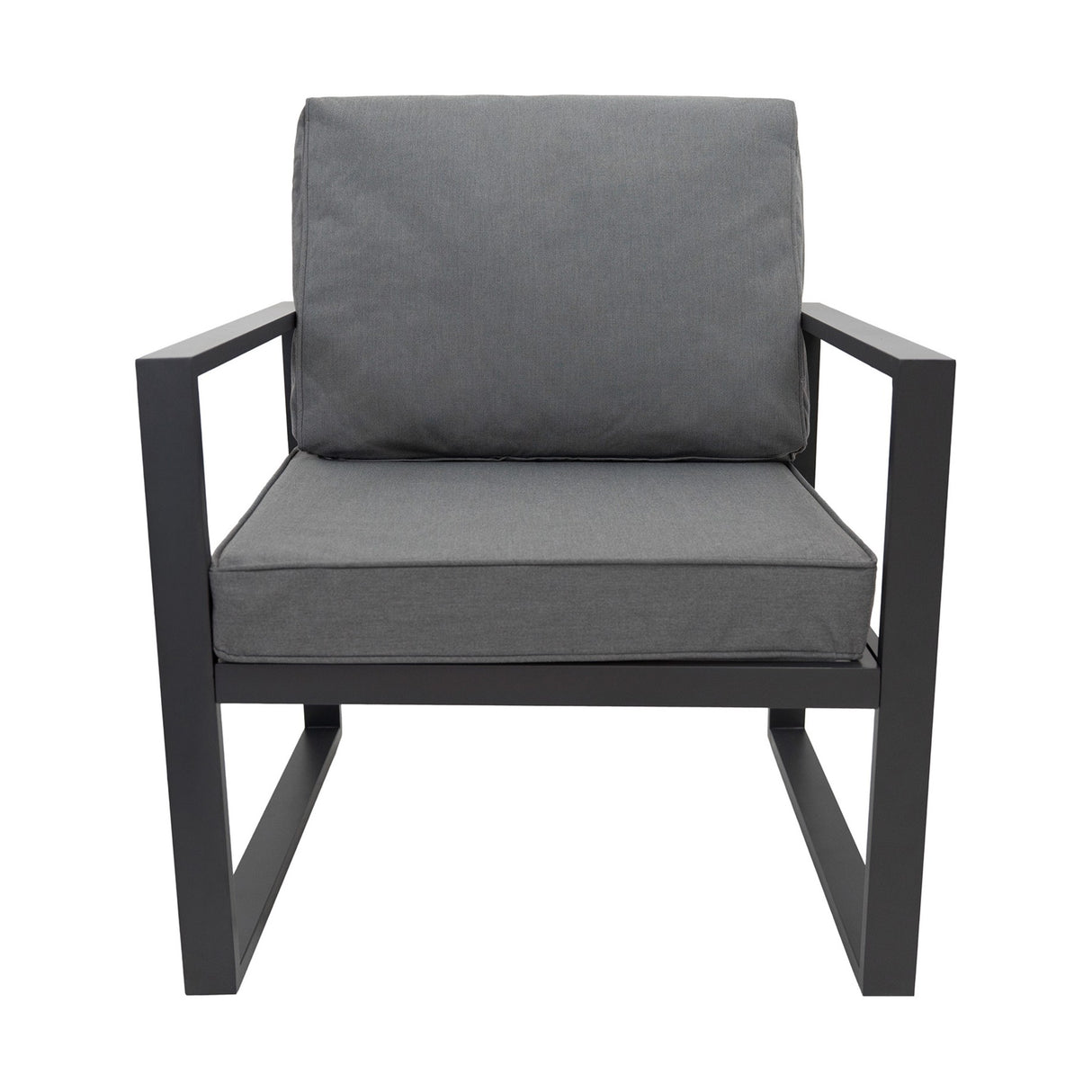 Conjunto de Jardín de Aluminio para 7 Personas con Mesa Brasero