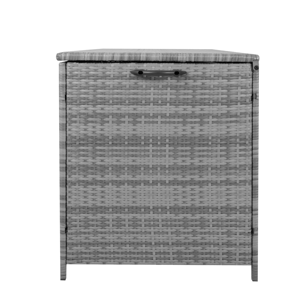 Baúl de Almacenaje de Ratán 700L – Gris
