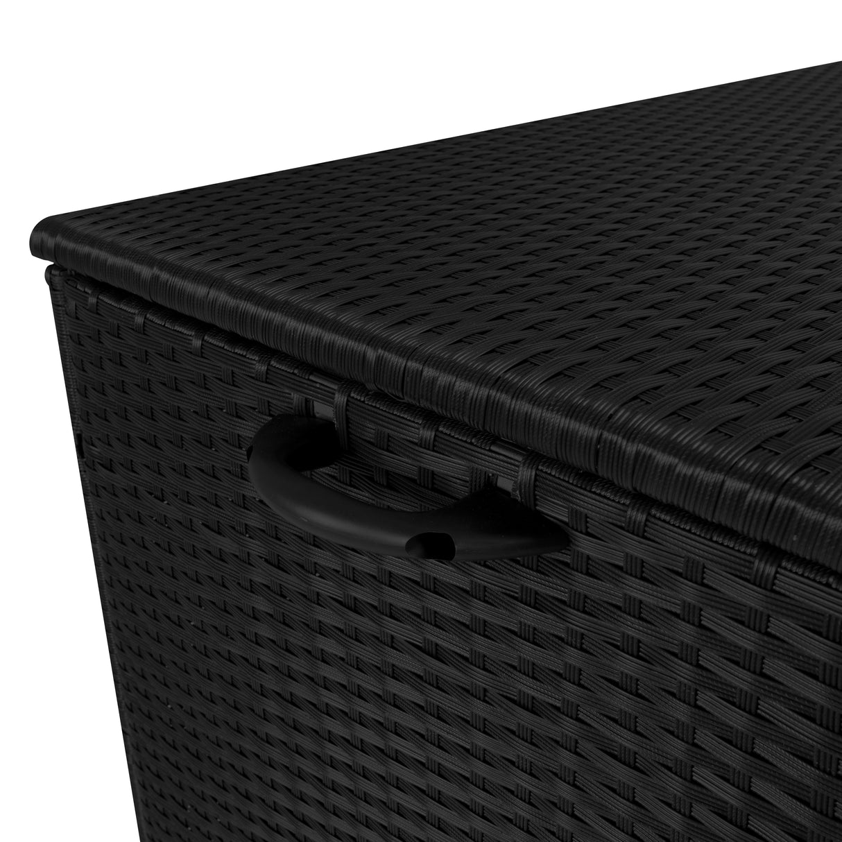 Baúl de Almacenaje de Ratán 996L – Negro