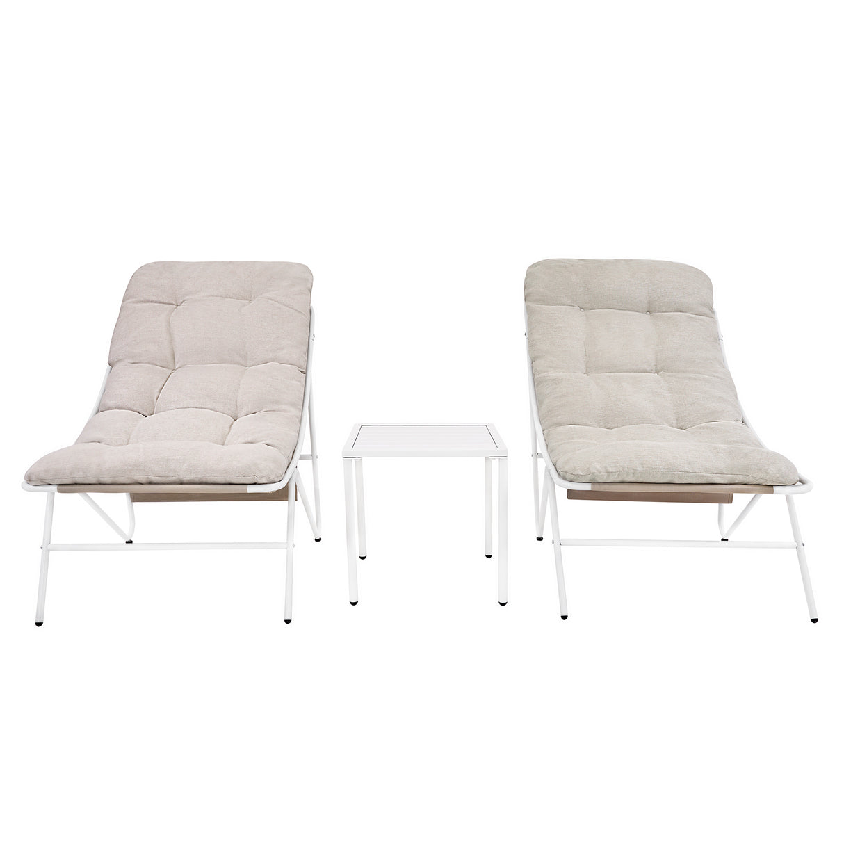 Conjunto de Jardín de 3 Piezas – Crema