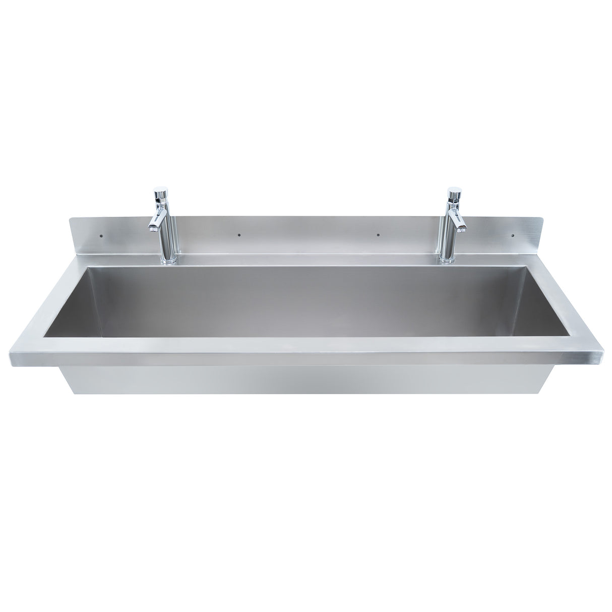 Lavamanos Colectivo de Acero Inoxidable - 120 cm