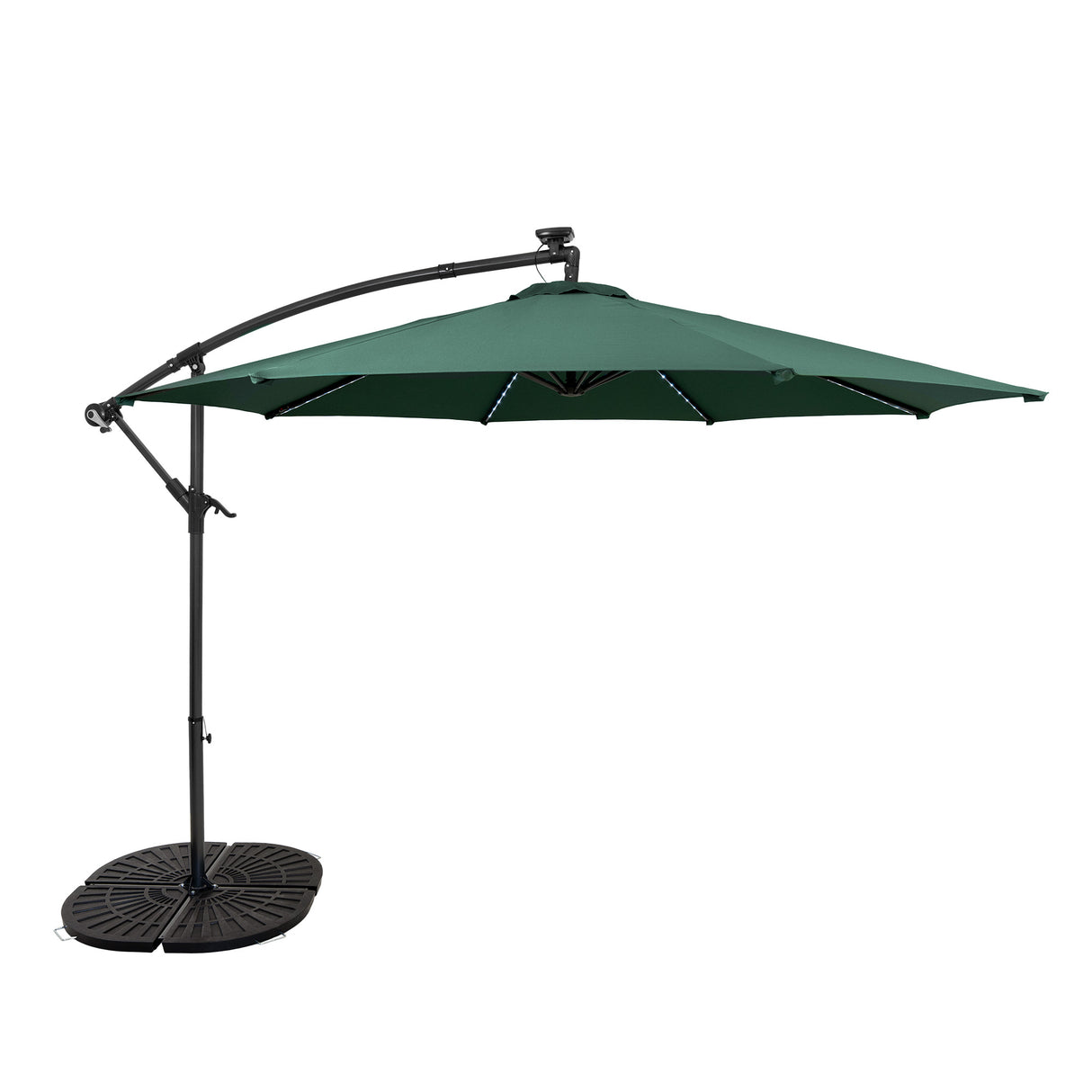 Base para Parasol Excéntrico de 4 Piezas – Forma Abanico