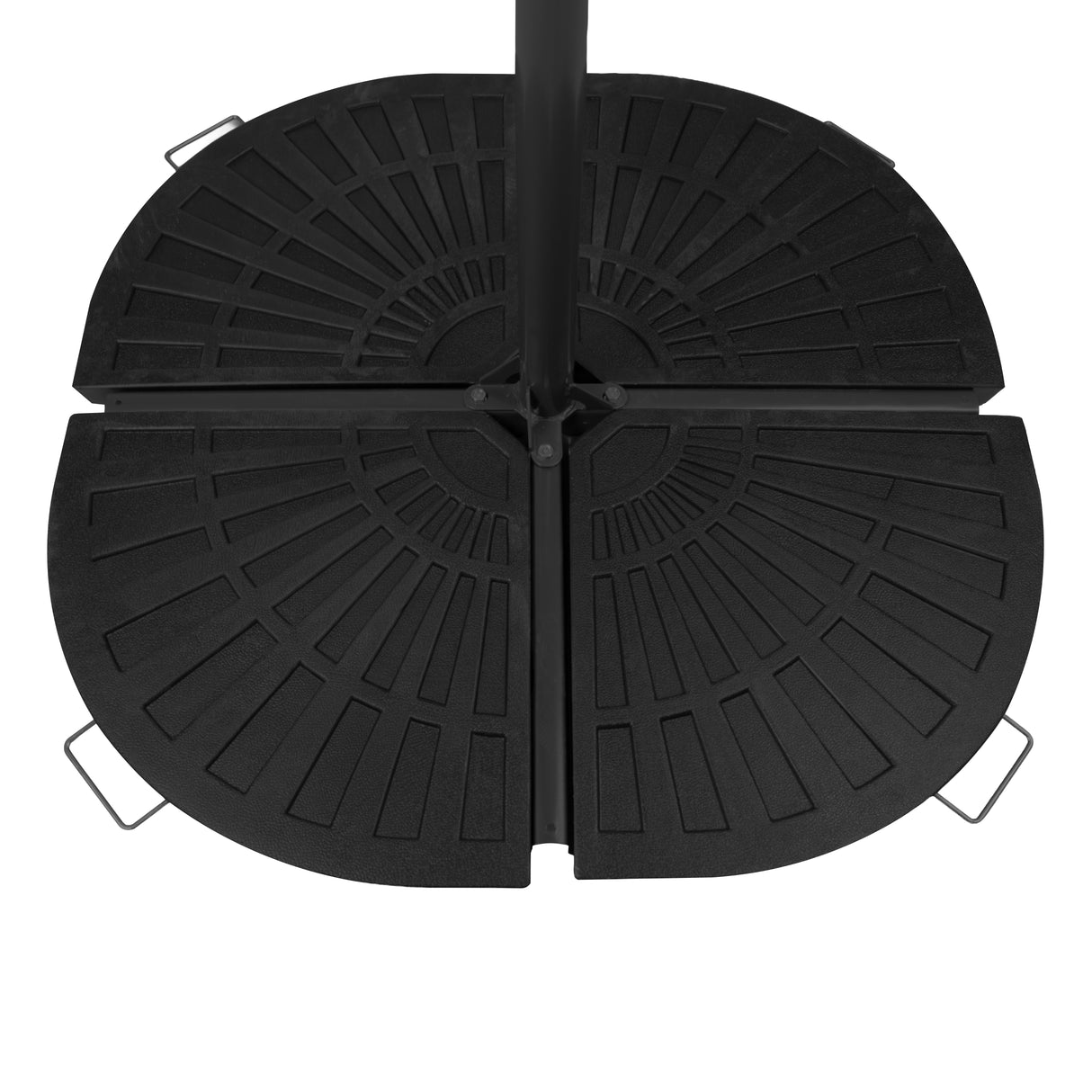 Base para Parasol Excéntrico de 4 Piezas – Forma Abanico
