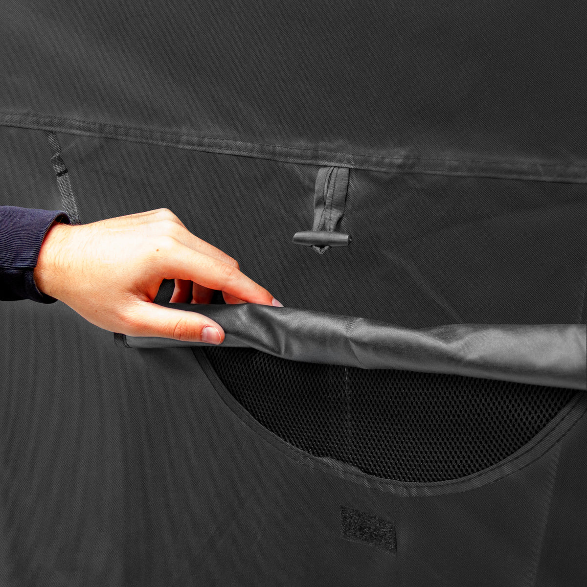 Garaje Plegable para Moto – XL – Negro