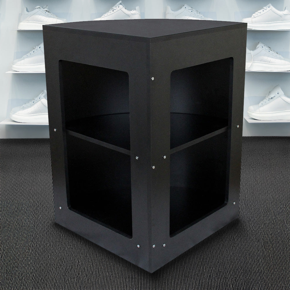 Mostrador de esquina para tienda minorista CM60 - Negro